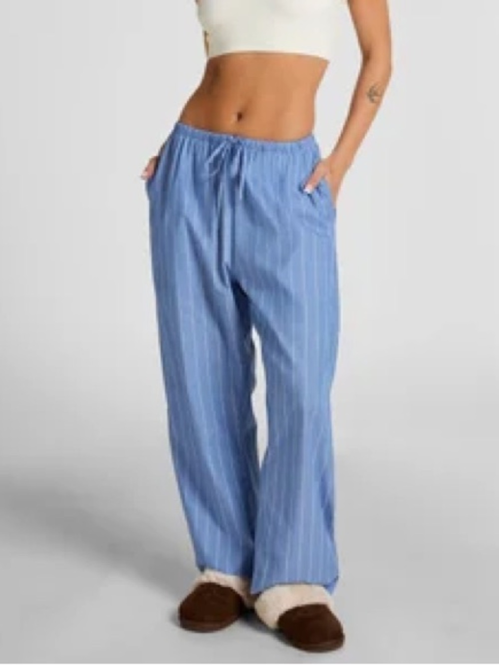 BDG Urban Outfitters blue striped pajama pants